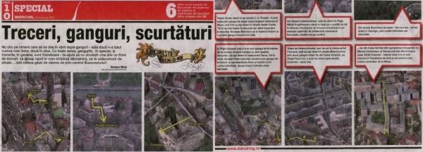 "Treceri, ganguri, scurtaturi"