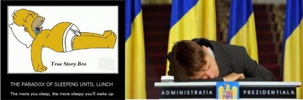 ultimu uichend la Cotroceni...somn usor Crin...