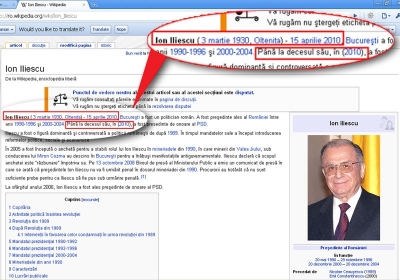 Iliescu a murit?! 