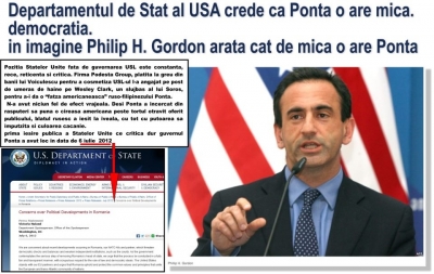 Departamentul de Stat al USA crede ca Ponta o are mica. Democratia.