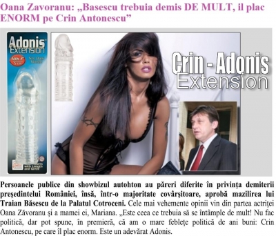 suporterii infocati ai lui Crin - Adonis...curvele din sou biz