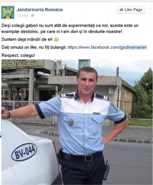 singurul politist din spatiul online misto la slova, expulzat de superiorii ingalati 