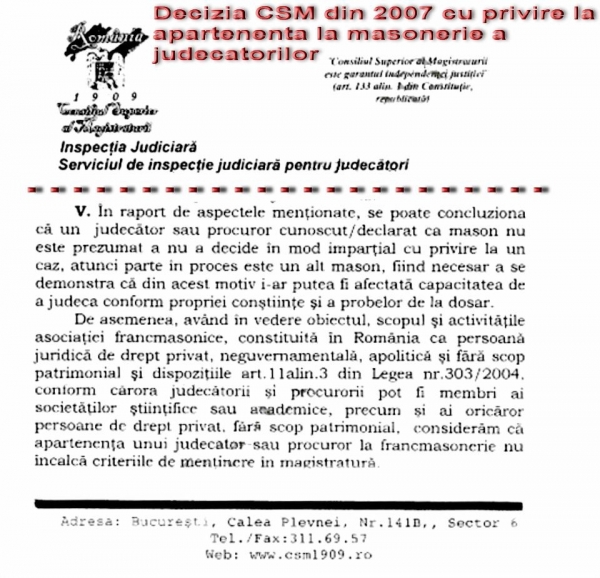 Justitia si apartenenta la Masonerie