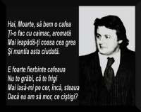 "Hai, Moarte, sa bem o cafea"...