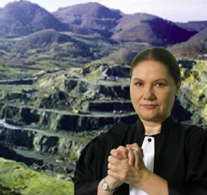 Mama vitregă a lui Șova &ndash; avocată și pentru noua Roșie Montană de la Certej 
