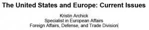 The United States and Europe: Current Issues 